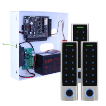 Zestaw kontroli dostępu KD4 - 4 wejścia, 3 czytniki F3 125 MF PIN ODCISK