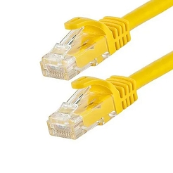 Patchcord BESTLAN kabel sieciowy LAN RJ-45 UTP kat. 5e Żółty 3 metry