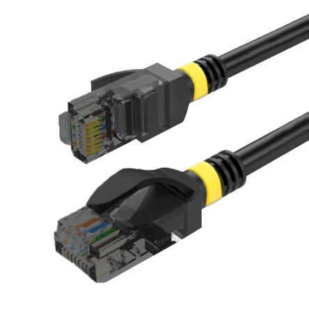 Patchcord BESTLAN kabel sieciowy LAN RJ-45 UTP kat. 6a Czarny 0,5 metra