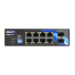 BCS-B-ISP08G-2SFP - 8 portowy switch PoE Gigabit, 2 porty Gigabit SFP.