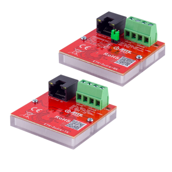 ETH-2wire-SET - Zestaw do transmisji LAN + PoE po 2 przewodach 100Mbps do 300m