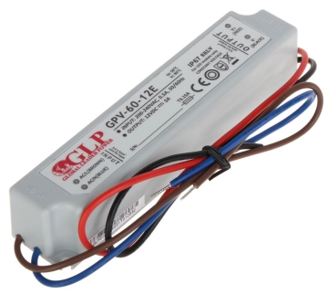 ZASILACZ IMPULSOWY 12V/5A/GPV-MINI