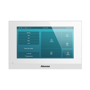Akuvox C313N Monitor 7" Linux PoE Biały Projektowy