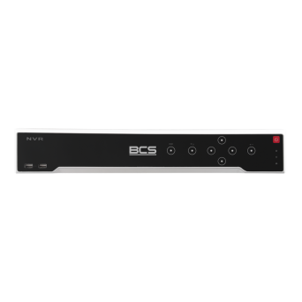 BCS-V-NVR3204-A-8K - 32 kanałowy 4 dyskowy rejestrator IP przystosowany do współpracy z kamerami 32Mpx, wyjście wideo HDMI 8K.