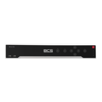 BCS-V-NVR3204-A-8K - 32 kanałowy 4 dyskowy rejestrator IP przystosowany do współpracy z kamerami 32Mpx, wyjście wideo HDMI 8K.