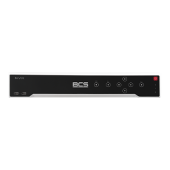 BCS-V-NVR3204-A-8K - 32 kanałowy 4 dyskowy rejestrator IP przystosowany do współpracy z kamerami 32Mpx, wyjście wideo HDMI 8K.