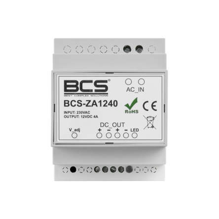 BCS-ZA1240 - Zasilacz impulsowy 12V.