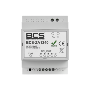 BCS-ZA1240 - Zasilacz impulsowy 12V.