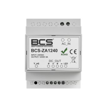 BCS-ZA1240 - Zasilacz impulsowy 12V.