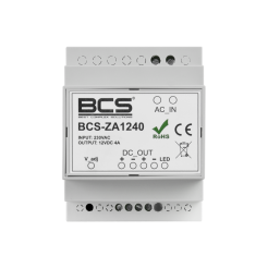 BCS-ZA1240 - Zasilacz impulsowy 12V.