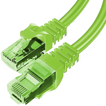 Patchcord BESTLAN kabel sieciowy LAN RJ-45 UTP kat. 5e Zielony 5 metrów