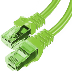 Patchcord BESTLAN kabel sieciowy LAN RJ-45 UTP kat. 5e Zielony 0,2 metra