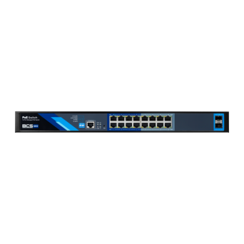 BCS-B-SP16G-2SFP-M - 16 portowy zarządzalny switch PoE.