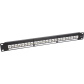 Panel krosowy patchpanel RACK 19" 24 porty 1U kat. 6 UTP Metal ViDi-R19-PP24-KAT6