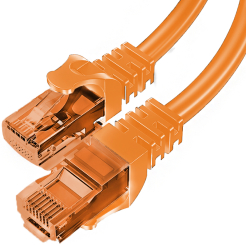 Patchcord BESTLAN kabel sieciowy LAN RJ-45 UTP kat. 5e Pomarańczowy 3 metry