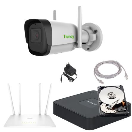 Zestaw monitoringu bezprzewodowego WiFi Tiandy 1