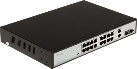 SWITCH POE TC-P3S020 SPEC:G/1622/AT/180 16-PORTOWY SFP TIANDY