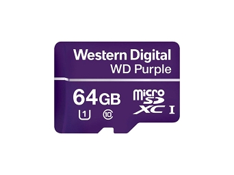 Karta pamięci WD Purple 64GB WDD064G1P0A microSDHC UHS-1 Class10