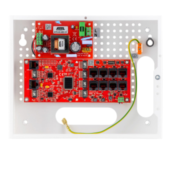 Zestaw ATTE  switch PoE 10 portowy, zasilacz 96W, bezpieczniki elektroniczne ATTE IP-8-20-E