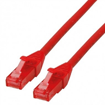 Patchcord BESTLAN kabel sieciowy LAN RJ-45 UTP kat. 5e Czerwony 0,5 metra