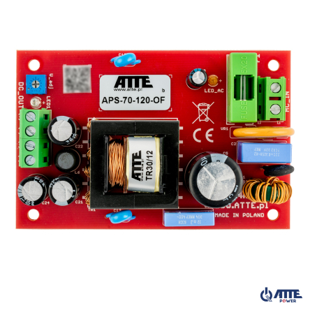 Zasilacz sieciowy SMPS ATTE APS-70-120-OF