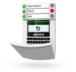 JA-114E przewodowa (BUS) klawiatura LCD z czytnikiem RFID