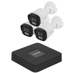 Monitoring IP Tiandy z 3 kamerami TC-C321N i rejestratorem IP