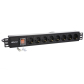 Listwa zasilająca PDU RACK 19" 1U do 16A 8 gniazd Schuko ViDi-R19-PDU8