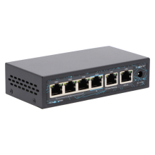 Switch Vidiline VIDI-F0420F-EXT 4x PoE 100Mb/s 2x RJ45 100Mb/s 60W z funkcją extendera PoE