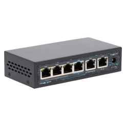 Switch Vidiline VIDI-F0420F-EXT 4x PoE 100Mb/s 2x RJ45 100Mb/s 60W z funkcją extendera PoE