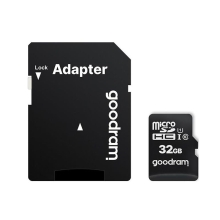 Karta pamięci microSD GOODRAM 32GB MICRO CARD cl 10 UHS-I + adapter