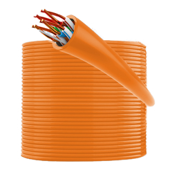 Patchcord BESTLAN kabel sieciowy LAN RJ-45 UTP kat. 5e Pomarańczowy 100 metrów