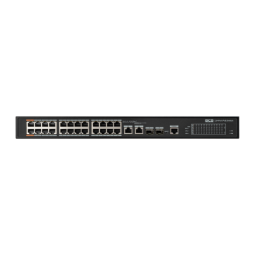 BCS-L-SP2402G-2SFP-M(2) - 26 portowy zarządzalny Switch (PoE).