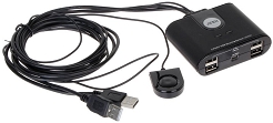 PRZEŁĄCZNIK USB + HUB USB US-224 2 X 115   cm