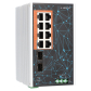 Switch 8xPoE 1Gb/s na szynę DIN 2xSFP ViDi-DG0802G