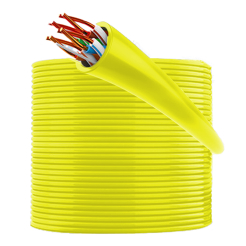 Patchcord BESTLAN kabel sieciowy LAN RJ-45 UTP kat. 5e Żółty 100 metrów