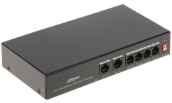 SWITCH POE PFS3006-4ET-36 4-PORTOWY DAHUA