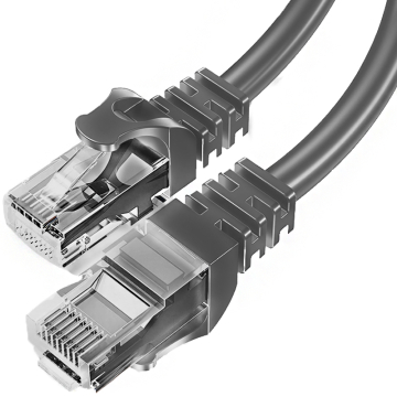 Patchcord BESTLAN kabel sieciowy LAN RJ-45 UTP kat. 5e Szary 5 metrów