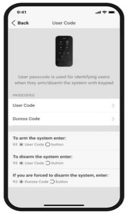 AJAX KeyPad TouchScreen black - Fibra