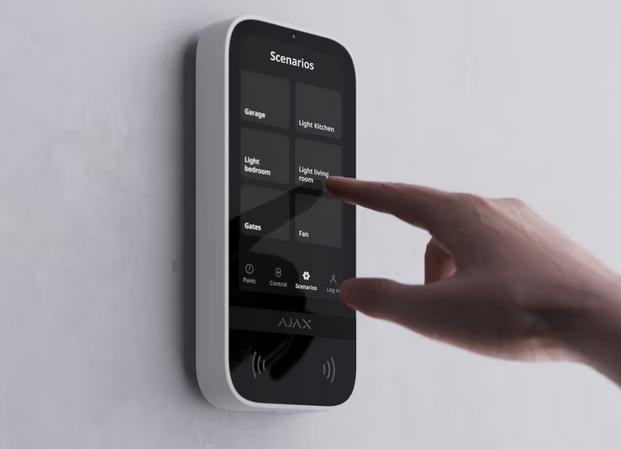 AJAX KeyPad TouchScreen black - Fibra