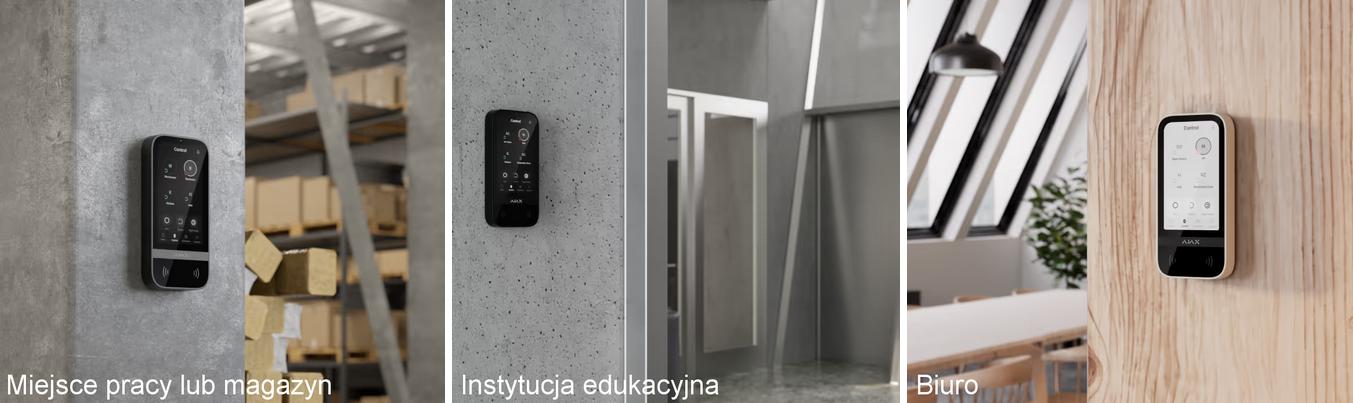 AJAX KeyPad TouchScreen black - Fibra