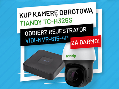 Odbierz rejestrator IP VIDI-NVR-615-4P za darmo!