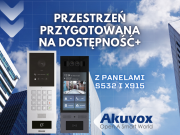 Panele Akuvox X915 i S532 – Twoje rozwiązanie w ramach programu Dostępność+.