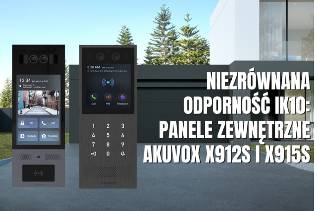 Niezrównana odporność IK10: Panele zewnętrzne Akuvox x912s i x915s