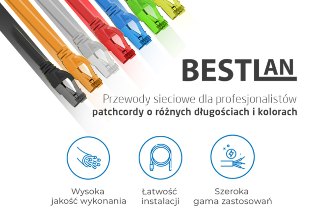 Patchcordy BestLan – Kolory mają znaczenie!