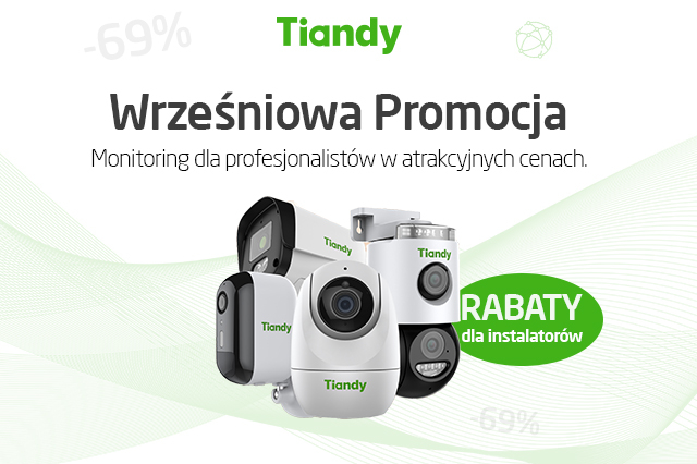 Wrześniowe promocja <br>Tiandy - Rabaty do 69%!